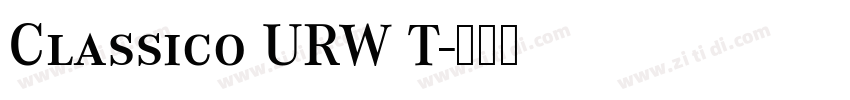 Classico URW T字体转换 Classico URW T字体转换